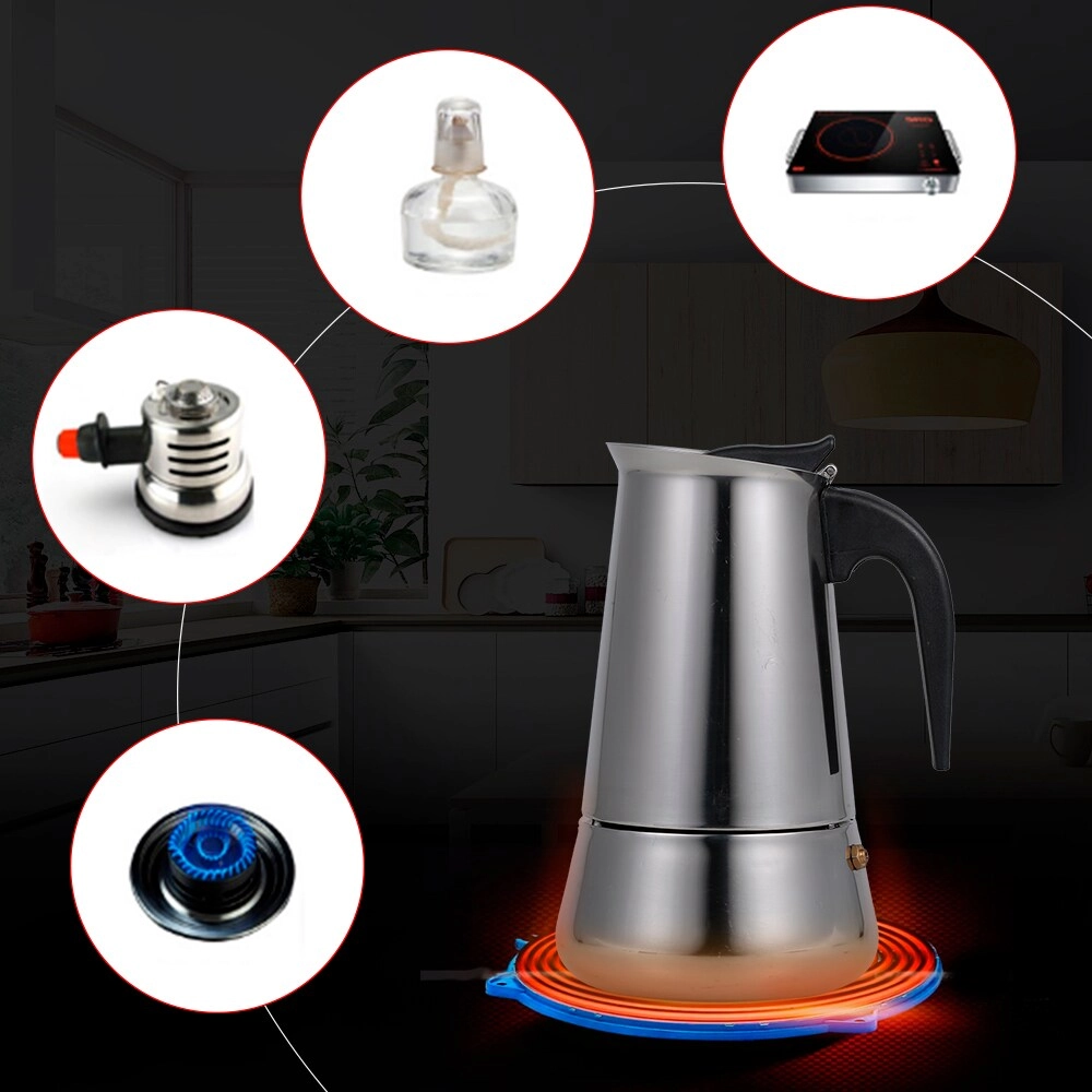 3-Cup Aluminum Espresso Percolator