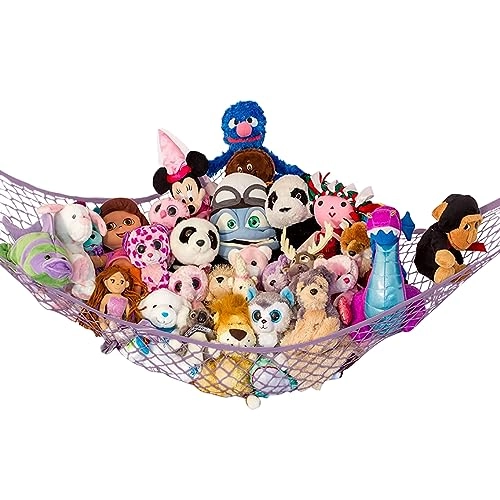 Stuffed Animal Hammock - 67"x47"x47" White