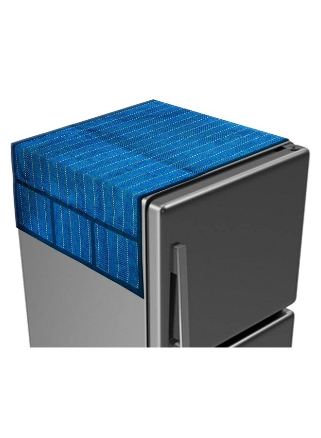 Kuber Industries Fridge Top Cover - 100cm x 58cm Jute