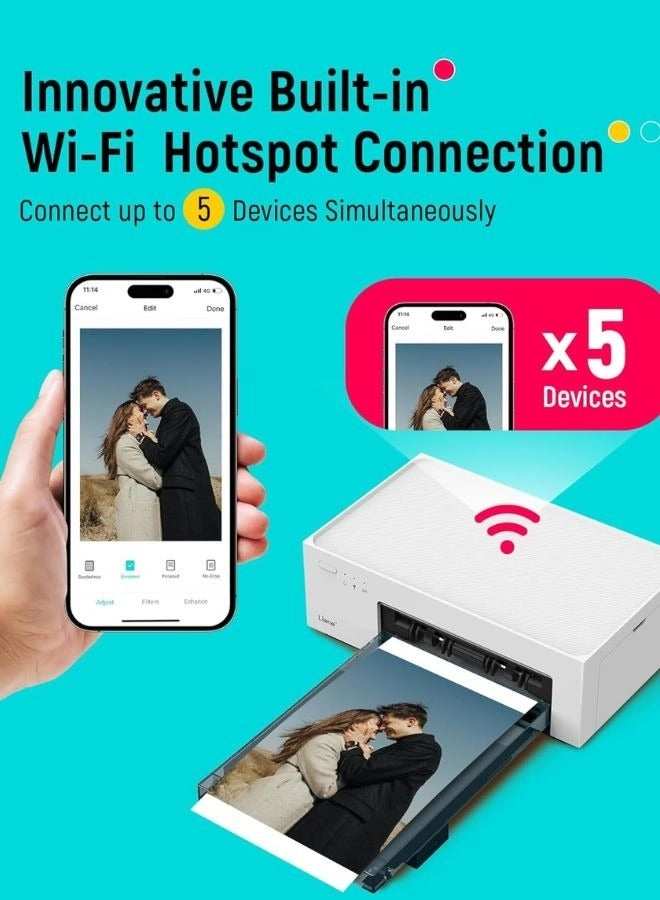 Portable Photo Printer - 4x6 inch