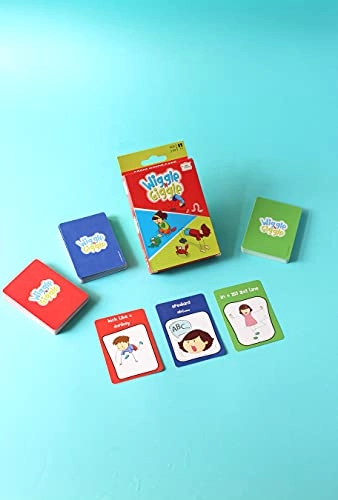 Wiggle N Giggle Travel Card Game - Ages 3 4 5 6 +
