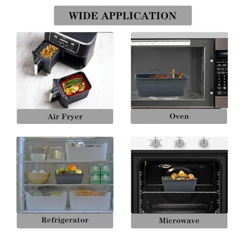 Silicone Foldable Airfryer Liner - Silicone 2 piece(s)