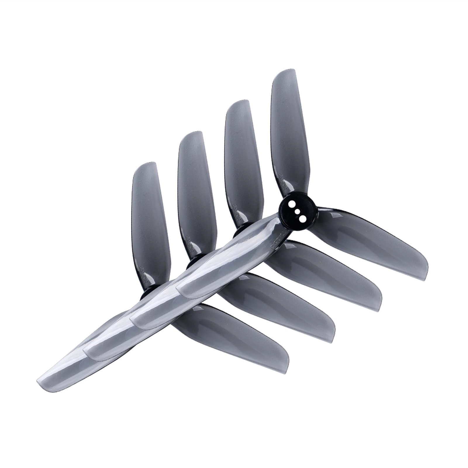 3X1.6X3 3-Blade PC Propeller - 4Pairs Gray 1.5mm