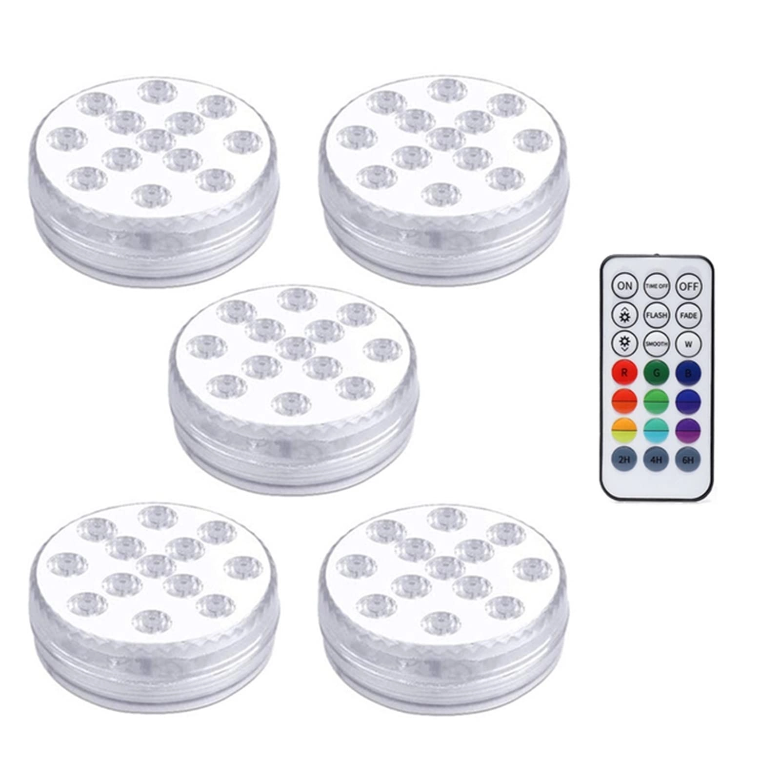 Underwater Submersible LED Lights - 13 LEDs IP68 USB Rechargeable