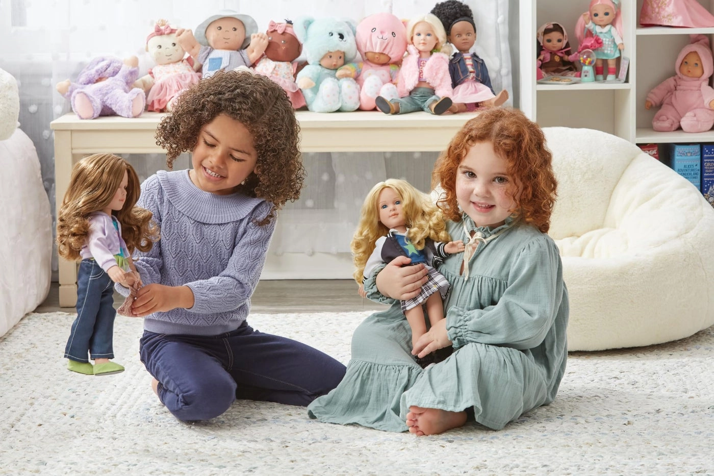 Brooks Doll - 14Inch Light Skin Tone Blue Eyes Blonde Hair Ages 3+