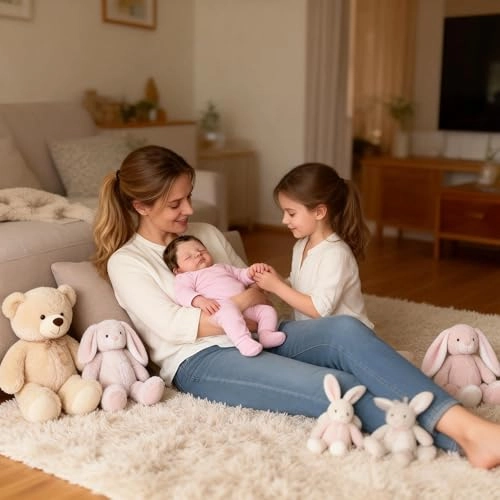 Reborn Baby Doll - 19 Inch Soft Cloth Body Sleeping Ages 3+