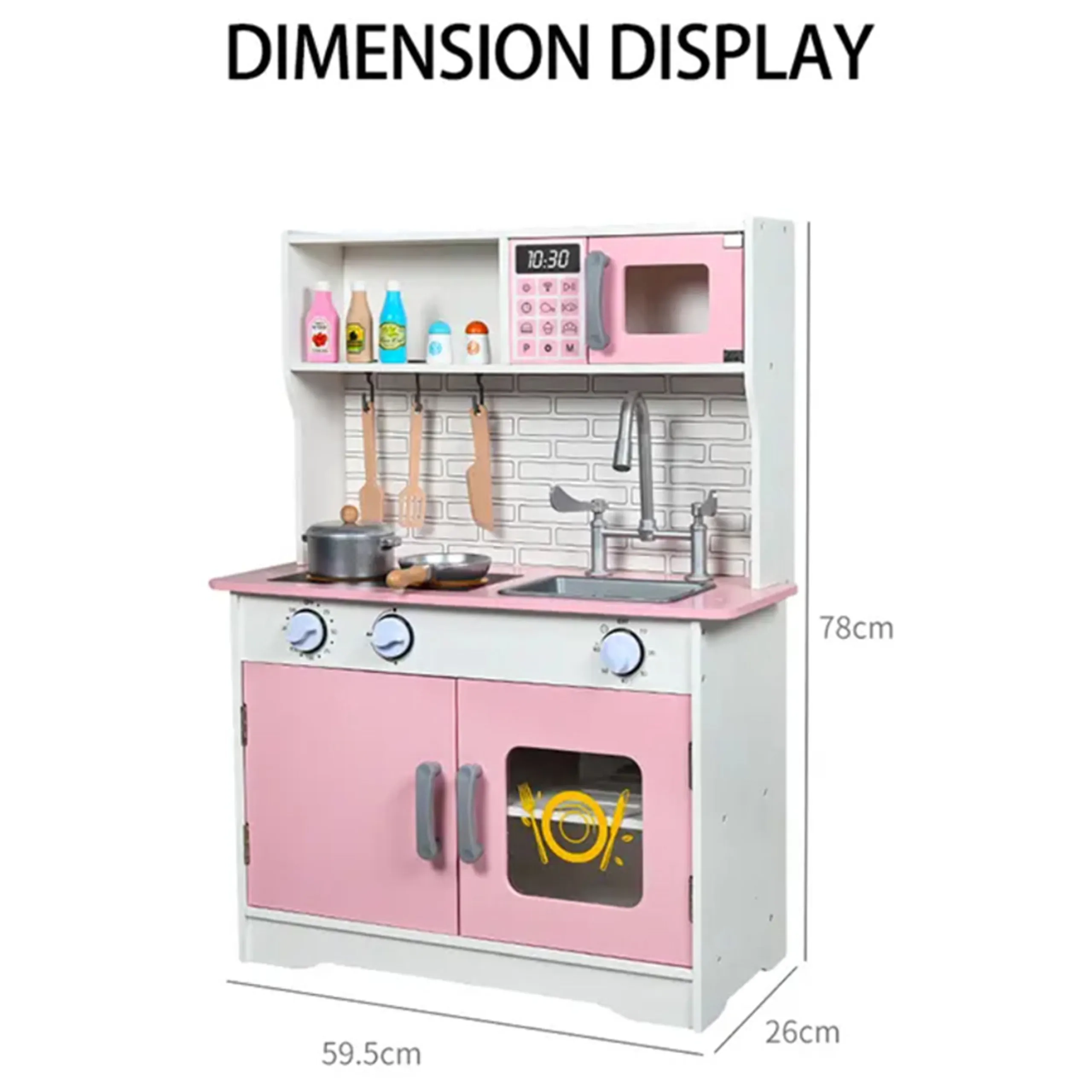 Kids Kitchen Wooden Playing Toy Set (GF-MMM-911)