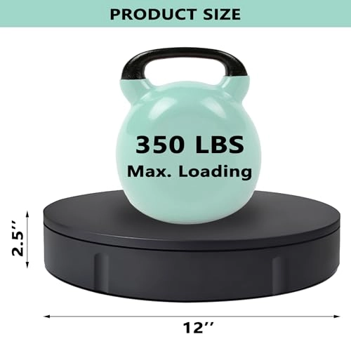 360 Degree Rotating Turntable - 12 Inch 350lbs Capacity