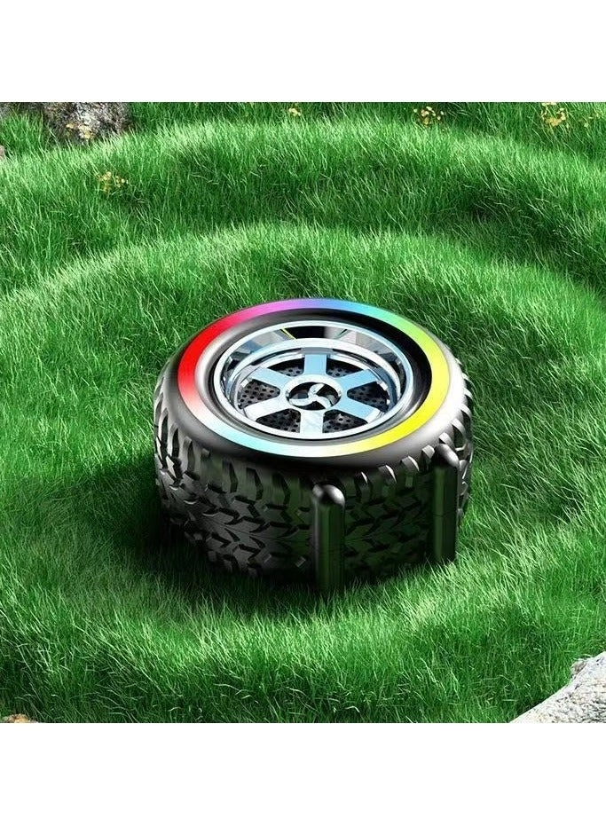 Wireless Bluetooth Speaker with LED Lights - HD Sound TF Card