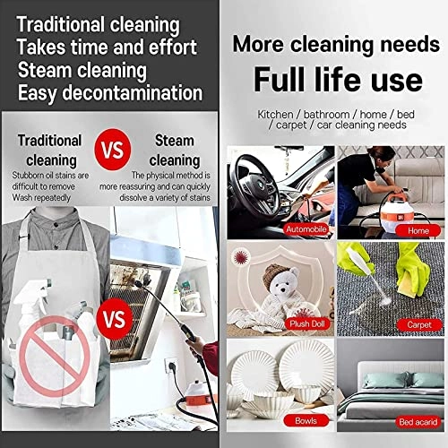 Steam Cleaner - 3 BAR 1000 Milliliters