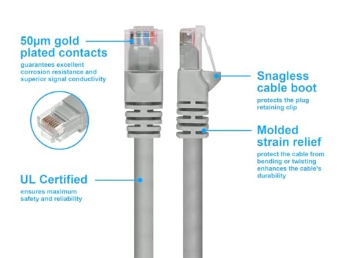 Cat6 Crossover Network Cable - 3FT