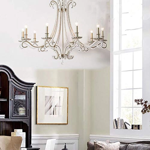 American vintage candle chandelier - 3000K