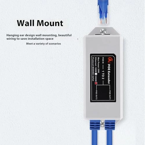 Poe Extender - 25.5W 2 IEEE802.3af/at 10/100/1000 Mbps