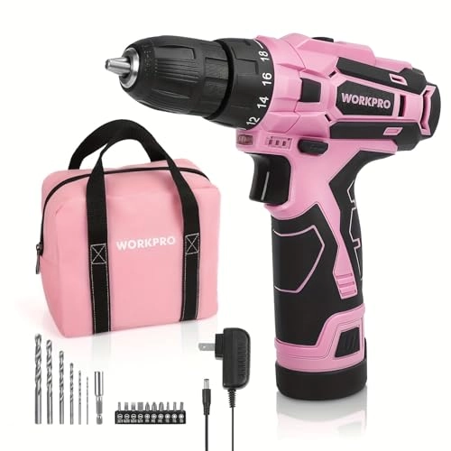 Cordless Drill Driver Set - 1500 Milliamp Hours 12 Volts (DC)