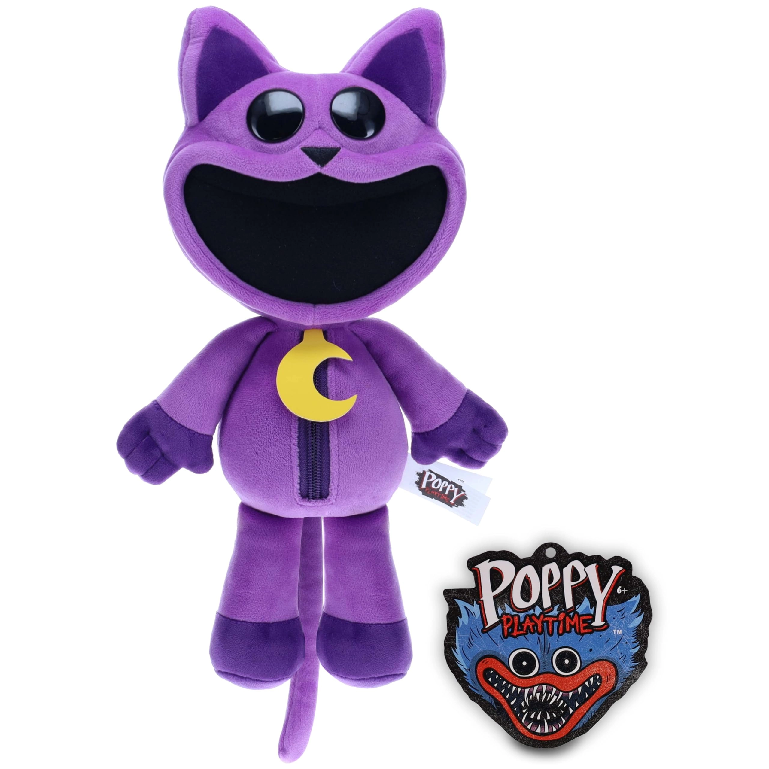 PHATMOJO Smiling Critters Deluxe Plush (CatNap) - 14" Tall Officially Licensed