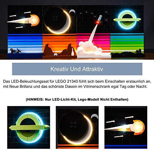 LED Lighting Set for LEGO 21340 Tales of The Space Age - Copper 5V