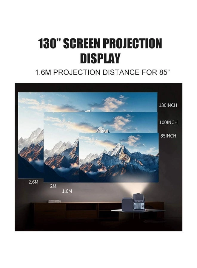 Smart Android 12 Projector Mini Projector with gaming stick 200 ANSI lumens