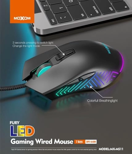 MS11 Gaming Mouse - Wired