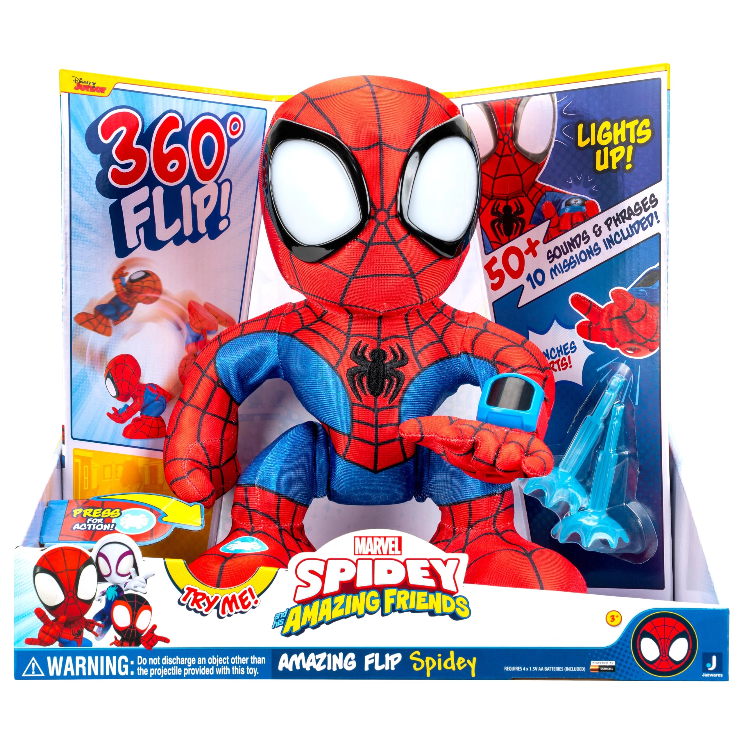 Jazwares Marvel - Amazing Flip Spidey - 30 cm