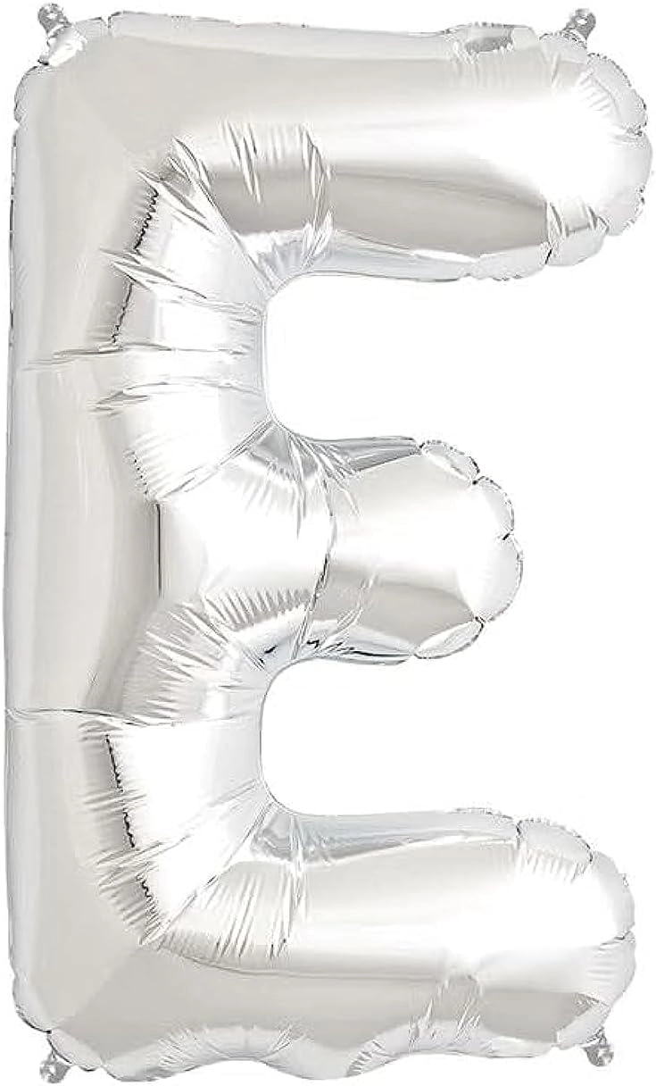 E Alphabet Letter Foil Balloon