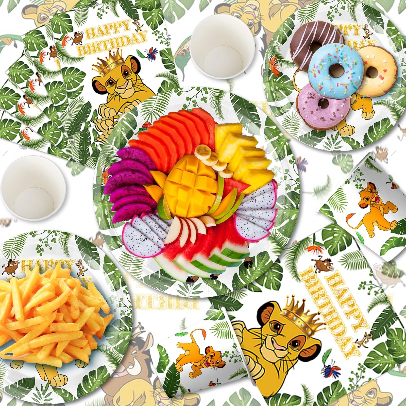 Party Tableware Set - 52PC Birthday