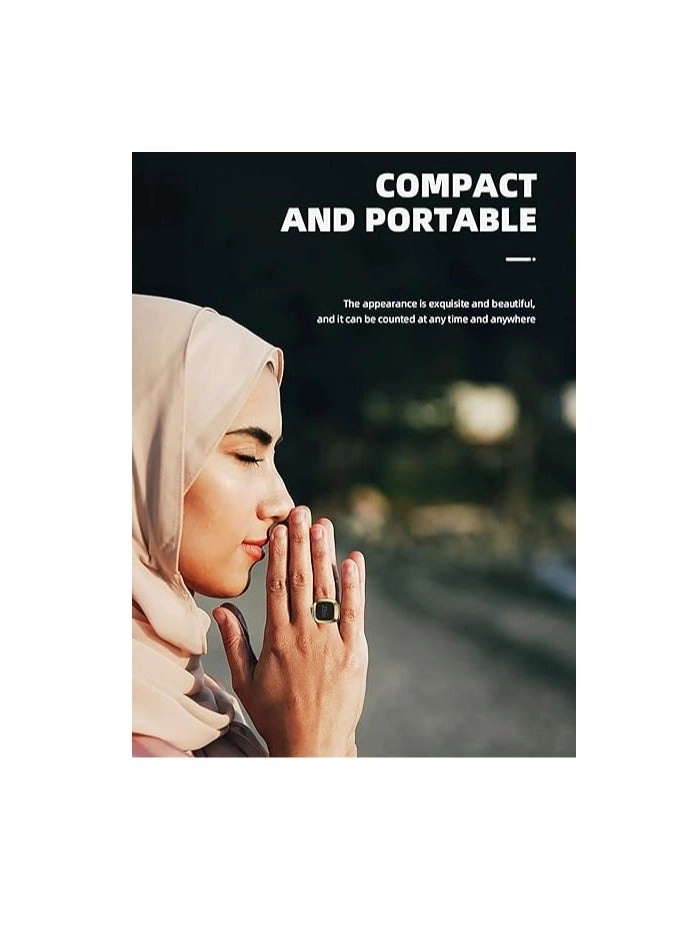 Zikr Ring - 20mm Vibration Reminder Bluetooth