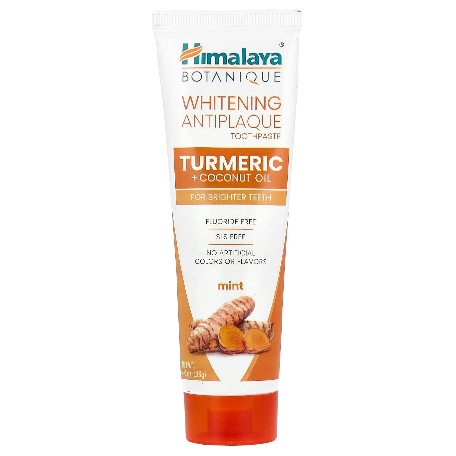 Himalaya Whitening Antiplaque Turmeric Coconut Oil Mint Toothpaste 113 g