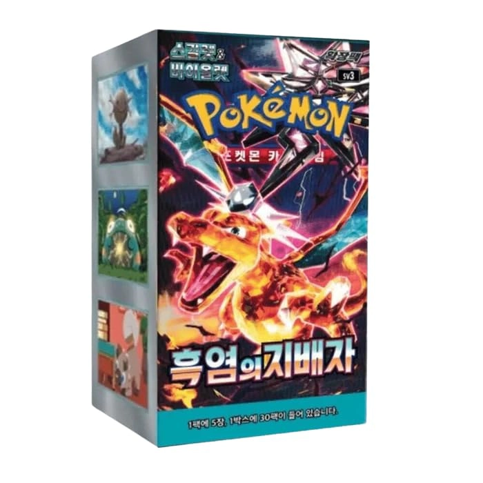 Pokémon Ruler Of The Black Flame - SV3 Korean Booster Box