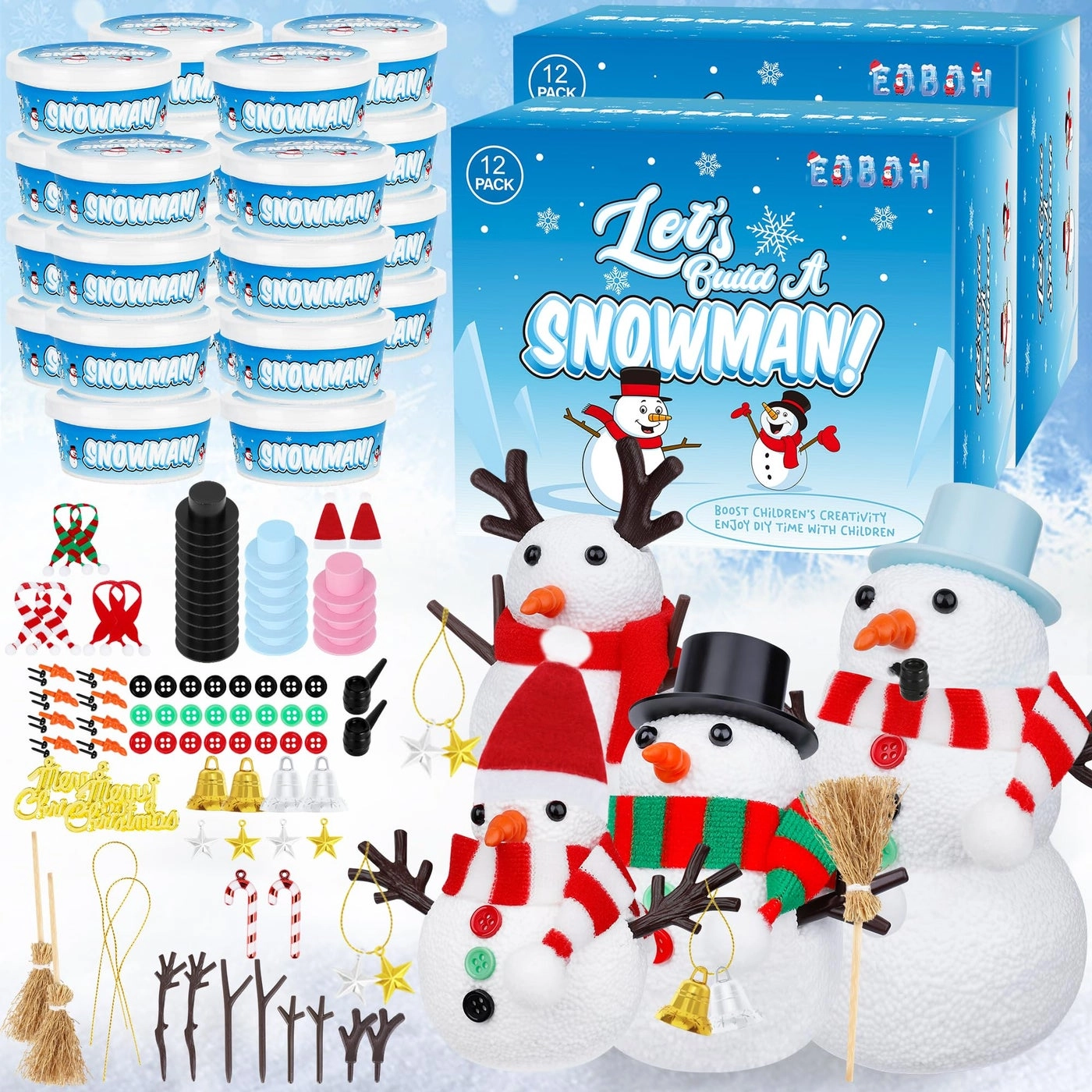 Build a Snowman Kit - 24 Pack