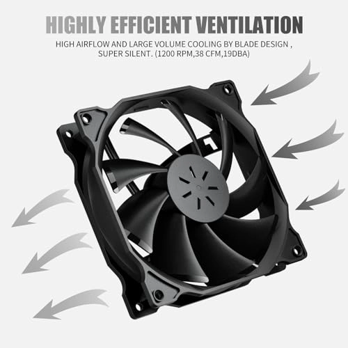 Computer Case Fan - 5-Pack 120mm