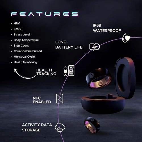 R2 Smart Ring - NFC SpO2 IP68