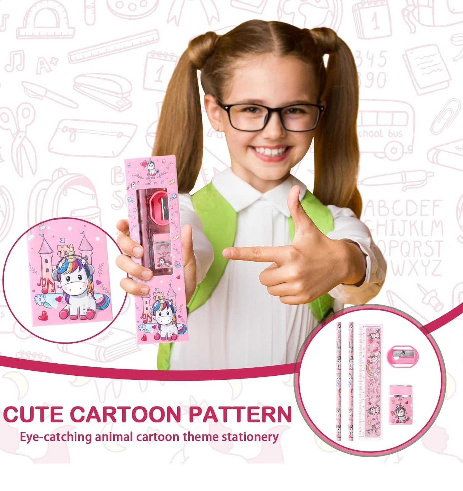 6pcs Stationery Set