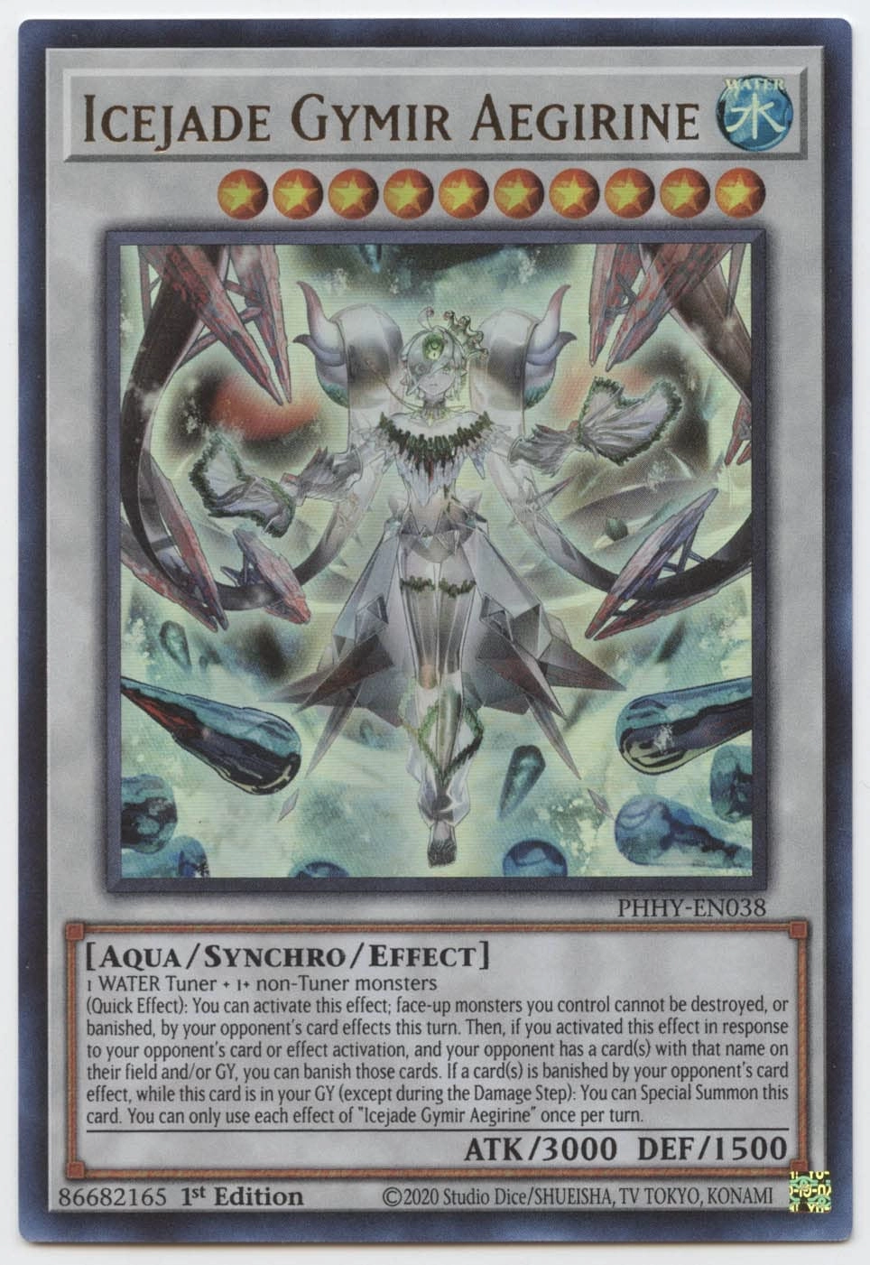 Yu-Gi-Oh! Photon Hypernova Icejade Gymir Aegirine - PHHY-EN038