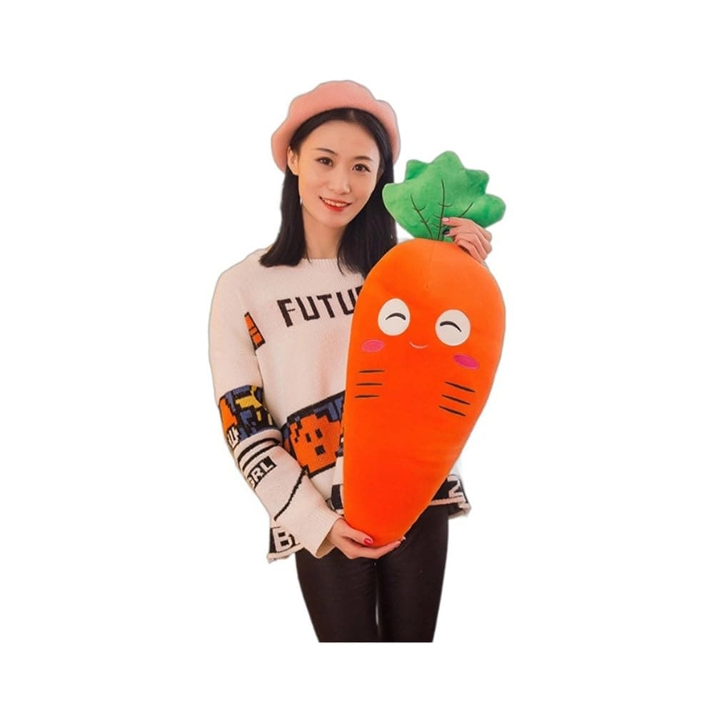 tongman Carrot Plush Hugging Pillow - 65 cm Soft