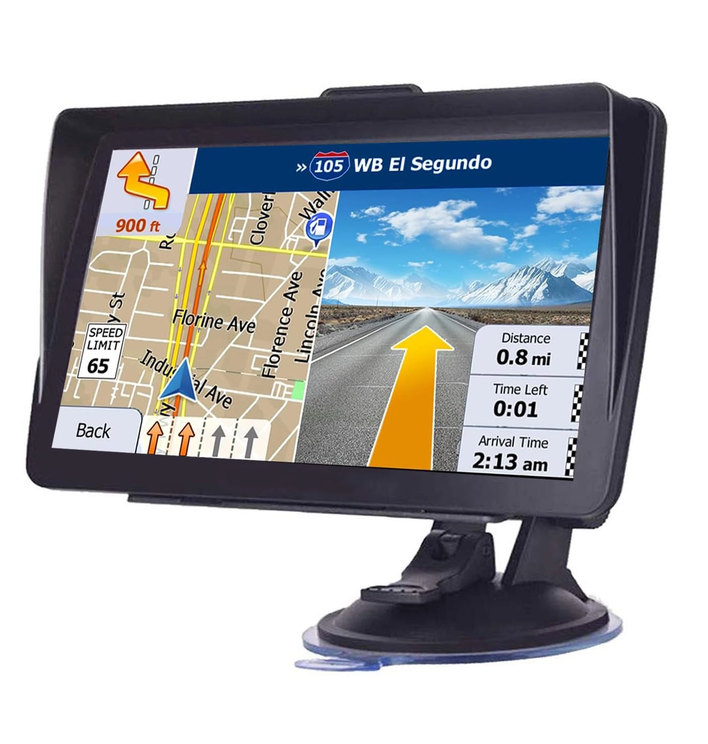MRSXWPY Gps Navigator 2025 for Trucks & RVs - 7 inch