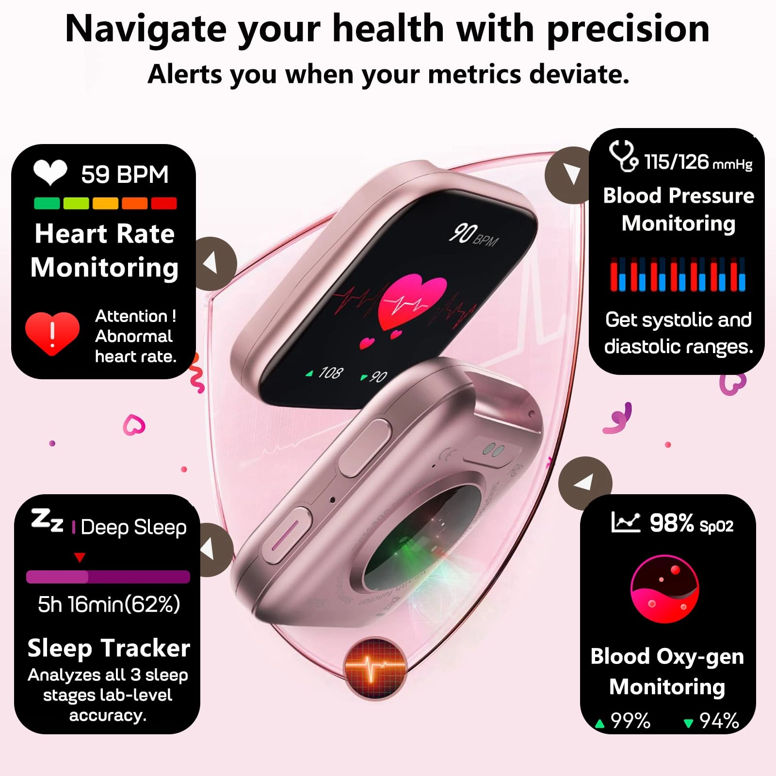 AIR2 - 120+ Sport Modes Pink