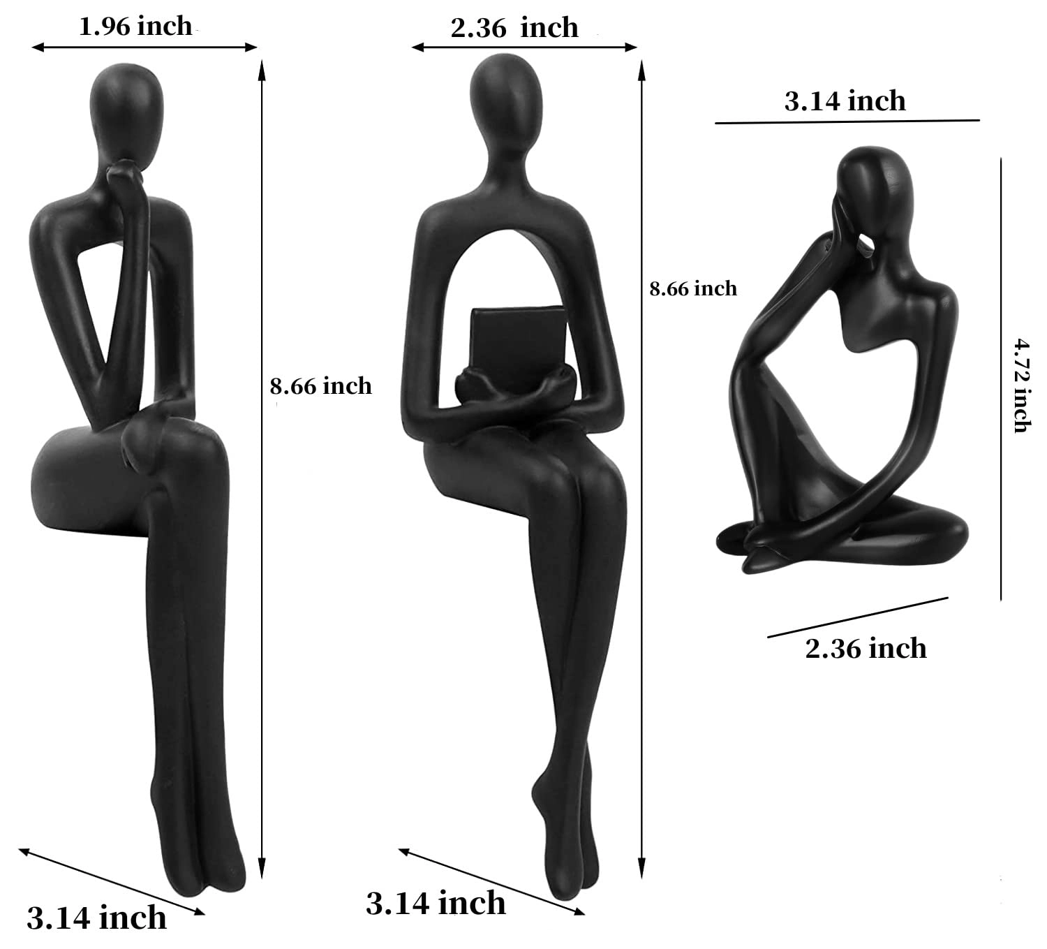 Thinker Statue - Resin Set