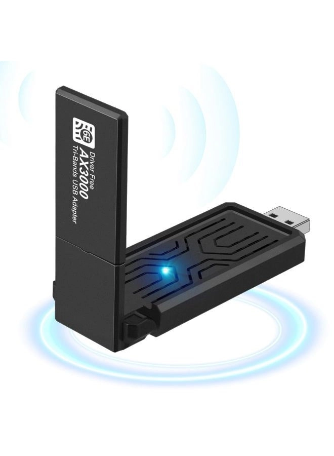 BUANIIH AXE3000 - 3Band(2.4+5.0+6.0G) USB3.0 Wireless