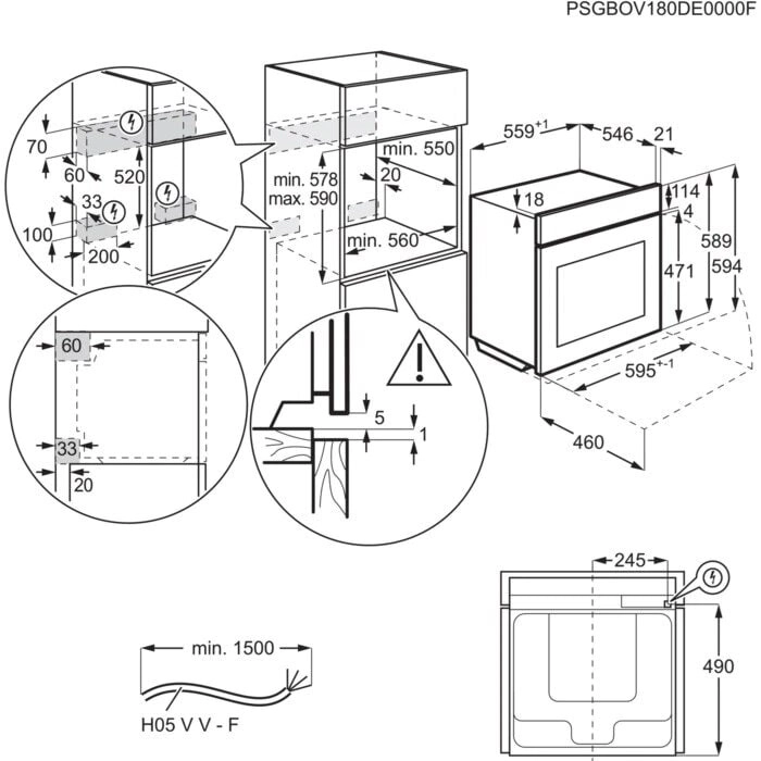 KODEC6OX Electric Oven