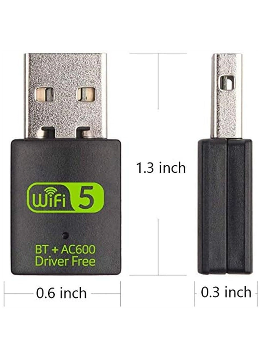 USB WiFi Bluetooth Adapter - Dual Band 2.4/5Ghz USB Wireless