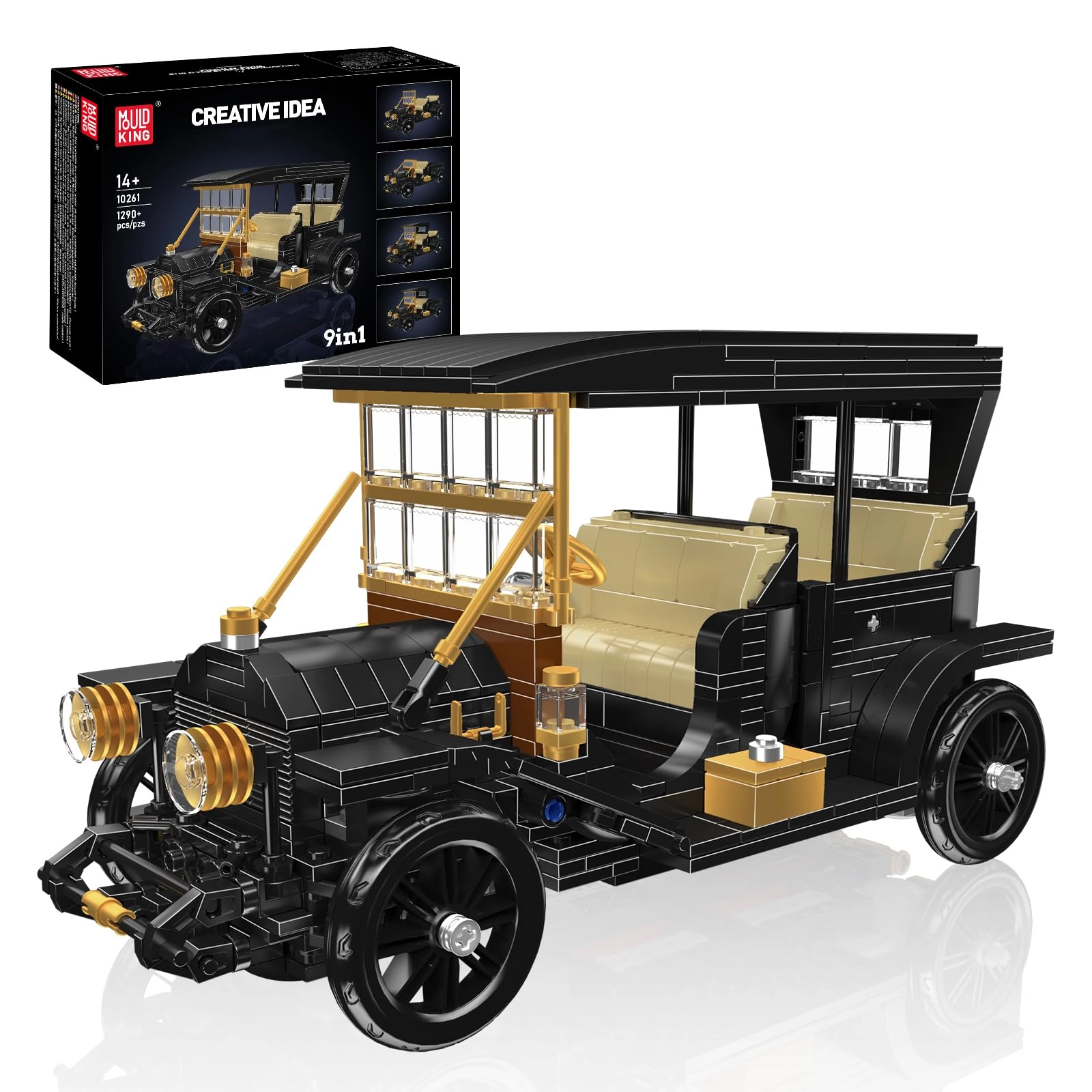 mould king 10261 Vintage Car Kit - 1290 pcs
