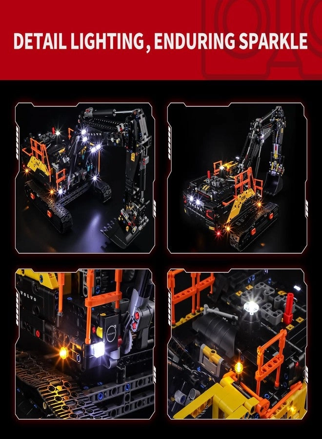 Light Kit for LEGO Technic Volvo EC500 Hybrid Excavator 42215