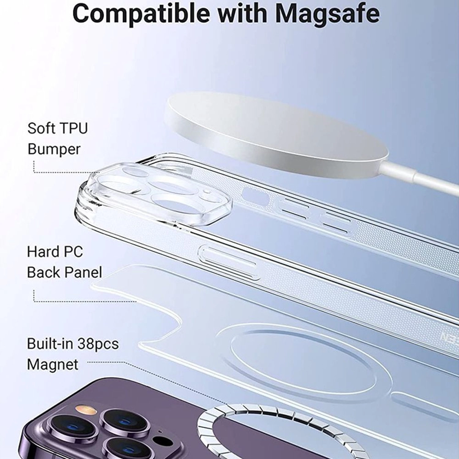 Efficiente Series Magnetic Case for iPhone 14 Pro