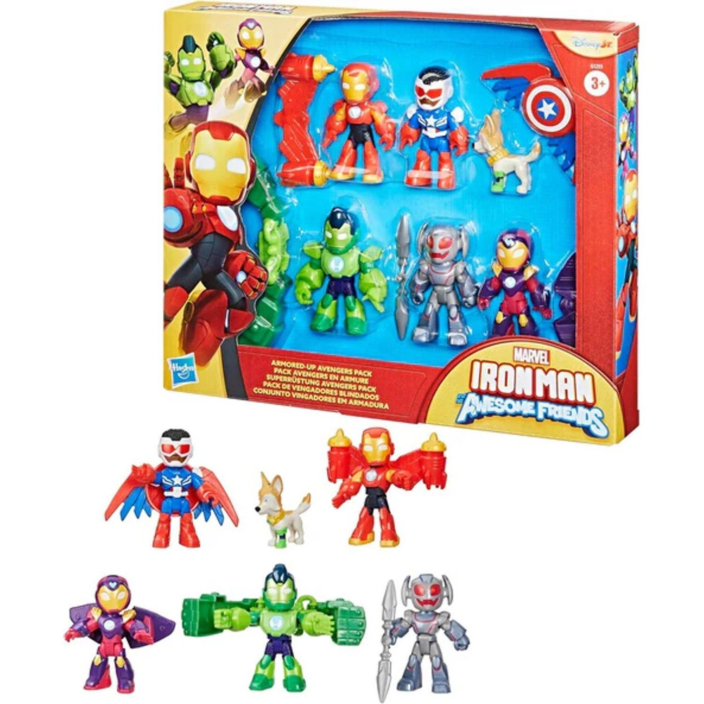 Superhero Action Figure Set - 6 pcs