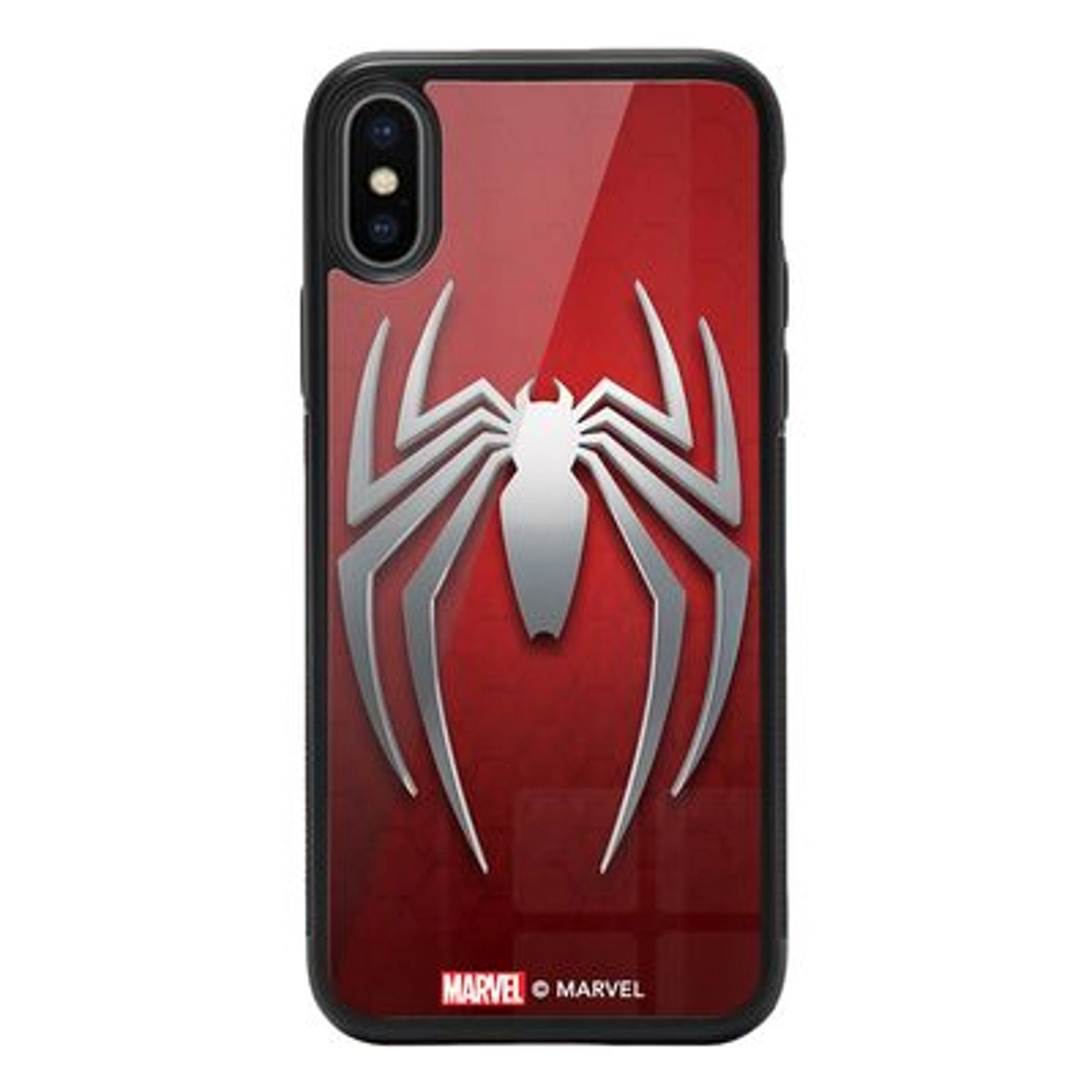 Wackylicious Spiderman Logo Back Case for iPhone Xs Max