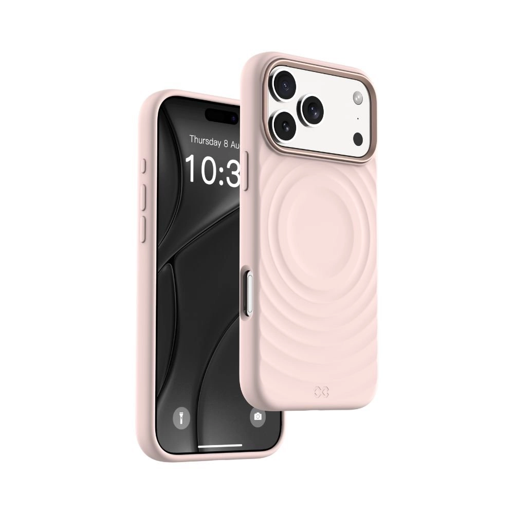 QUIVERX Ripple Case with Metallic Camera Frame for iPhone 17 Pro Max