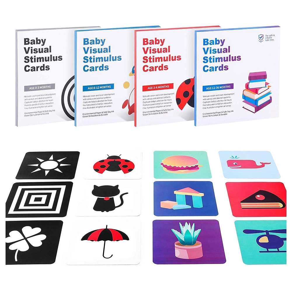 Highland Visual Stimulus Cards - Suitable for 3 months and above 4 pieces