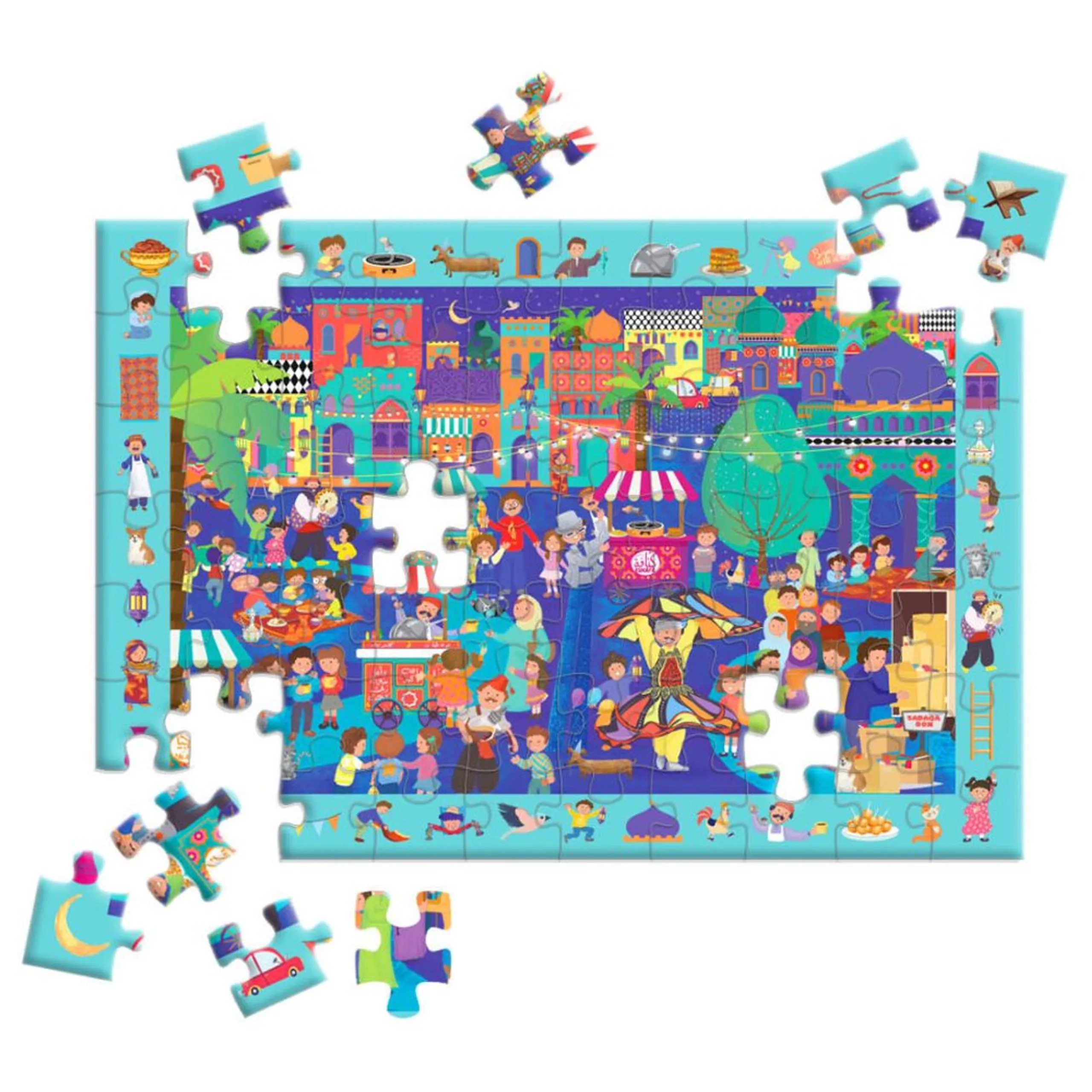 Search & Find Ramadan Nights Puzzle - 70 Pc Suitable for 4 years & above