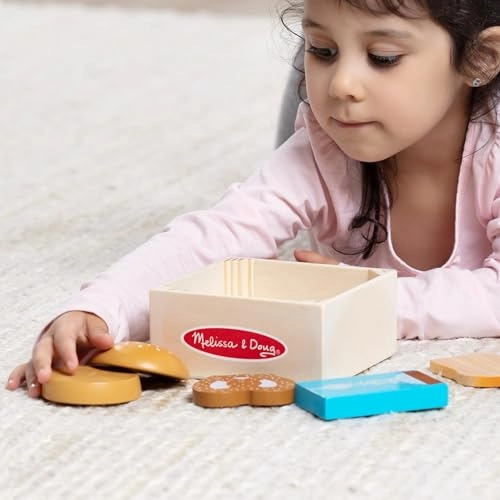 Wooden Food Groups Play Set - 9-Piece