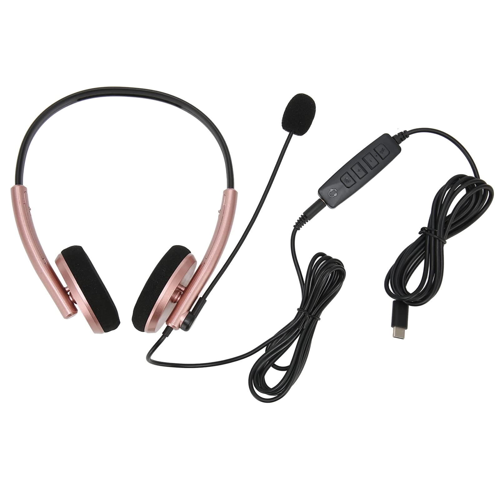 Call Center Headset - Type-C Space Gray Plug and Play
